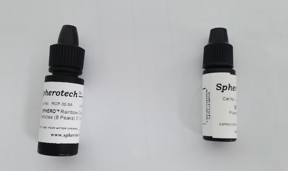 Fluorescent Aqua Green Particles, Flow Cytometry Grade