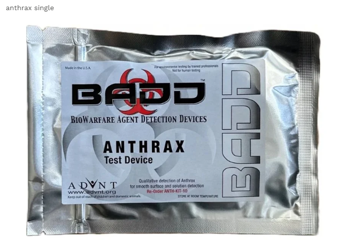 BADD Anthrax Biowarfare Detection Test Kit